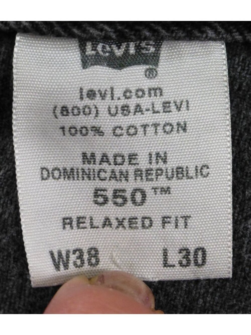 90s Levis Mens 550 Relaxed Fit Jeans W38 L30 - Picture 3 of 15